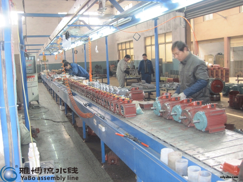 南京电机生产线（流水线装配分解）